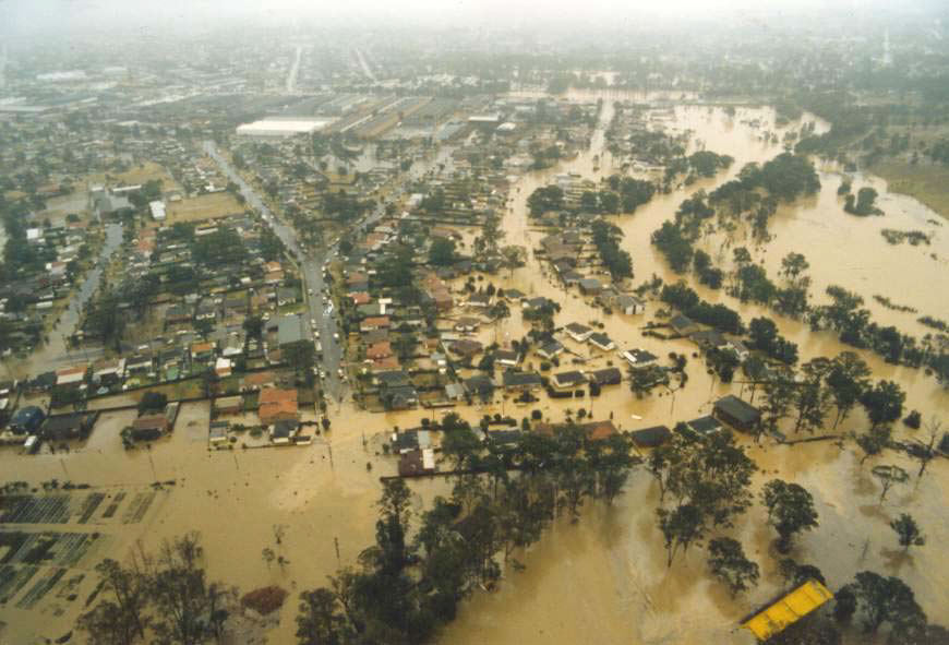 1986 flood, on the lower reaches of Prospect Creek